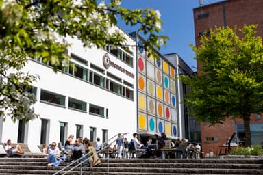 Exteriör Högskolan i Borås.