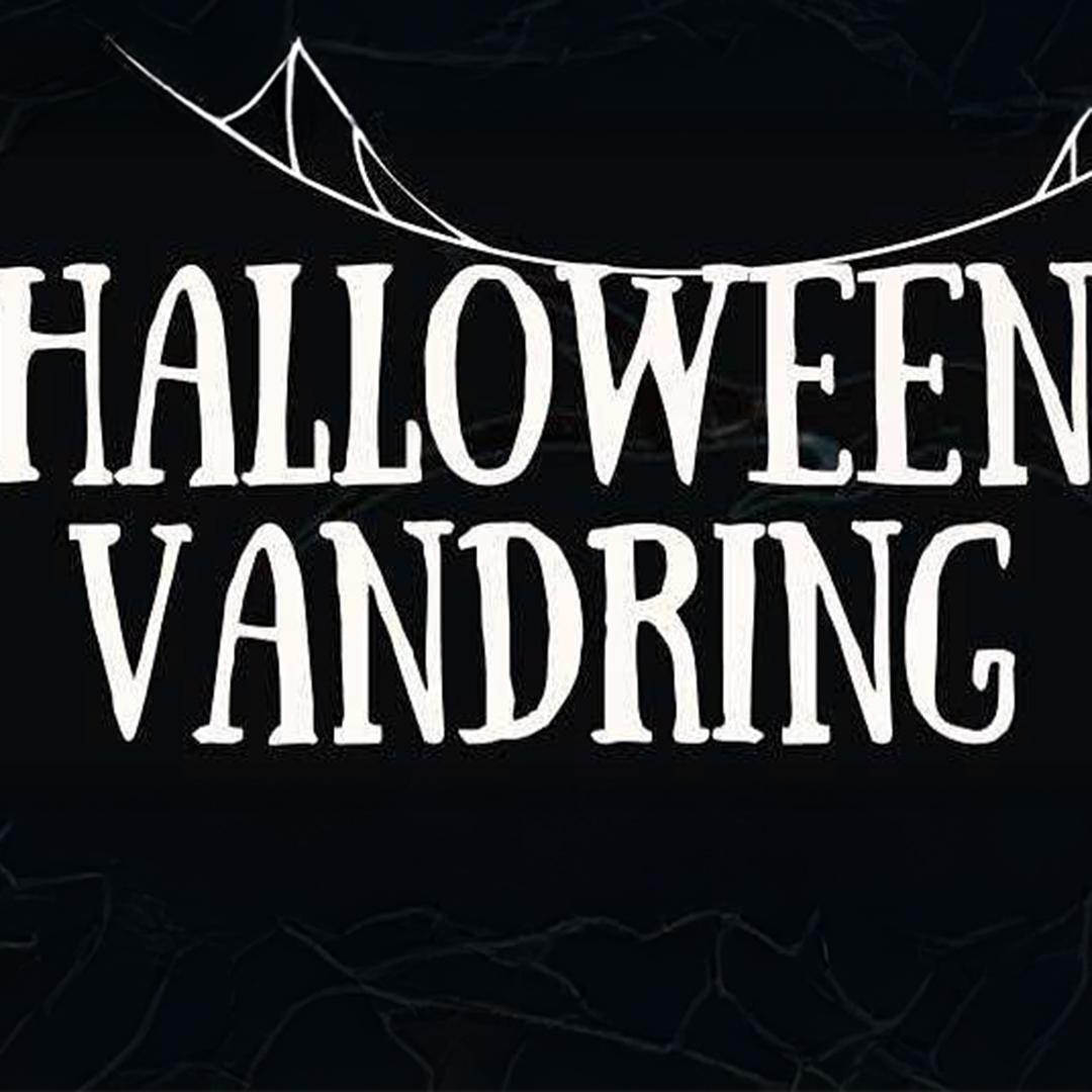 taxt halloweenvandring spindelnät