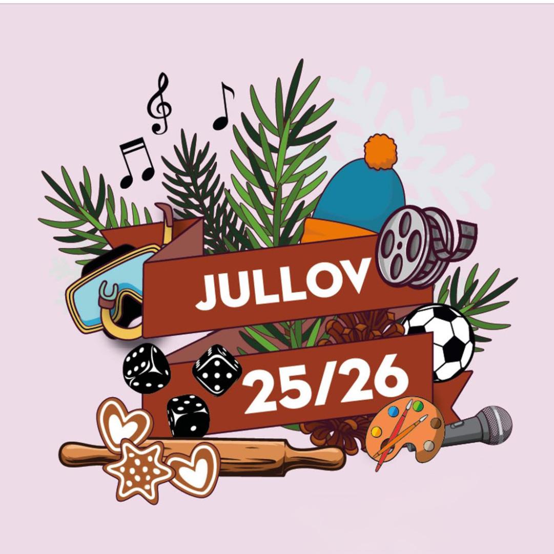 illustration med jullovssaker