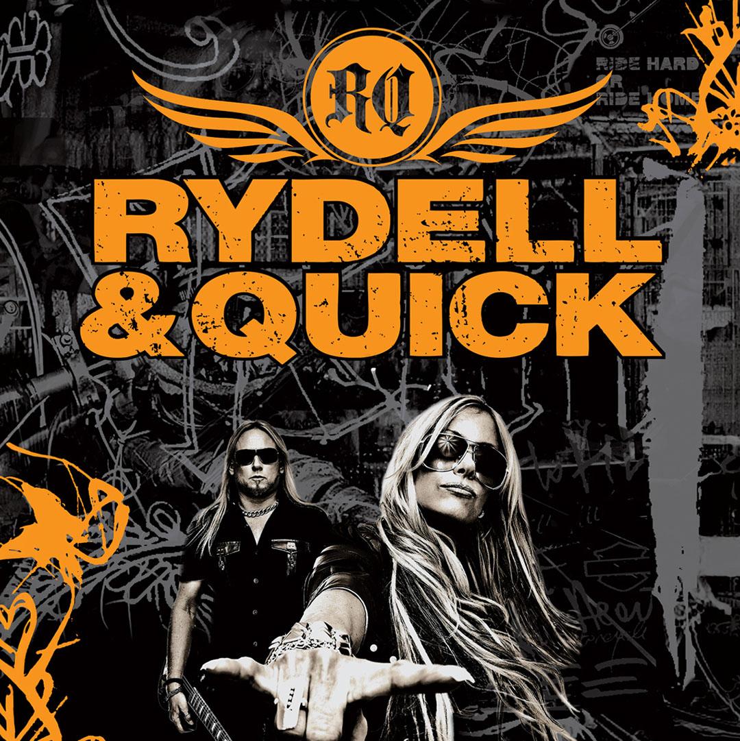 två rockiga musiker