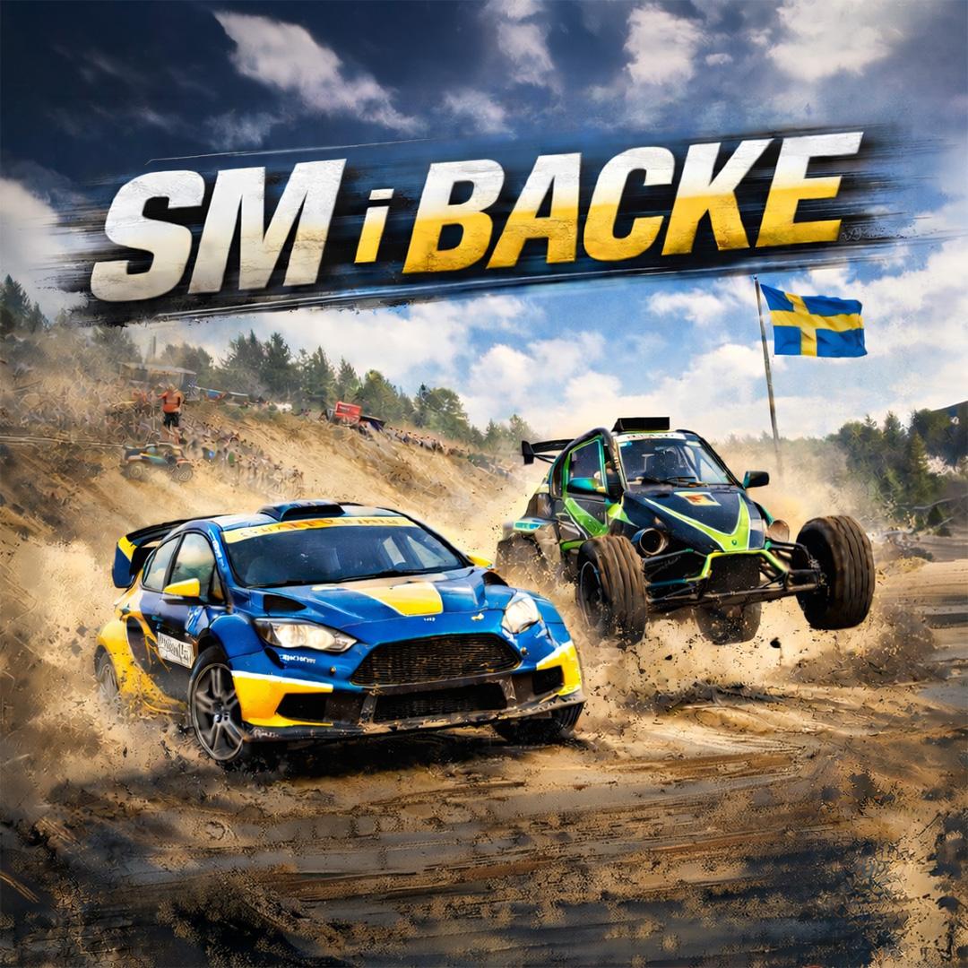 två sorters bilar i ett race