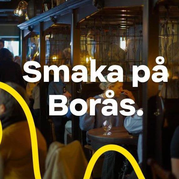 restaurang bild med texten smaka på Borås.