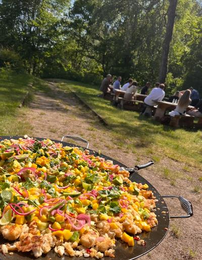 Matlagningskurs utomhus – fransk matkultur