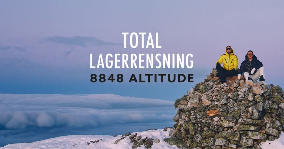 Total lagerrensning 8848 Altitude