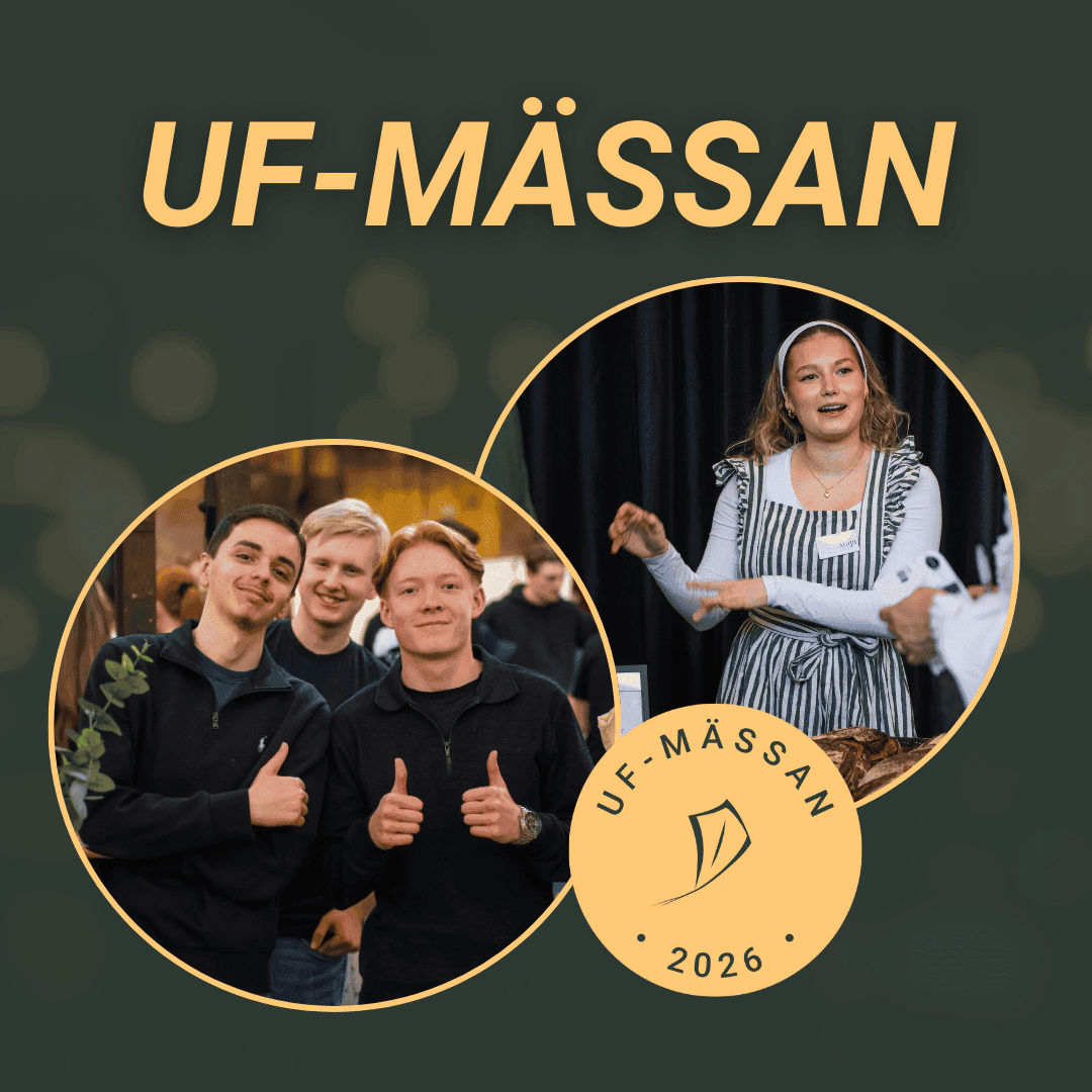 Ungdomar i UF-företag säljer sina varor på mässa