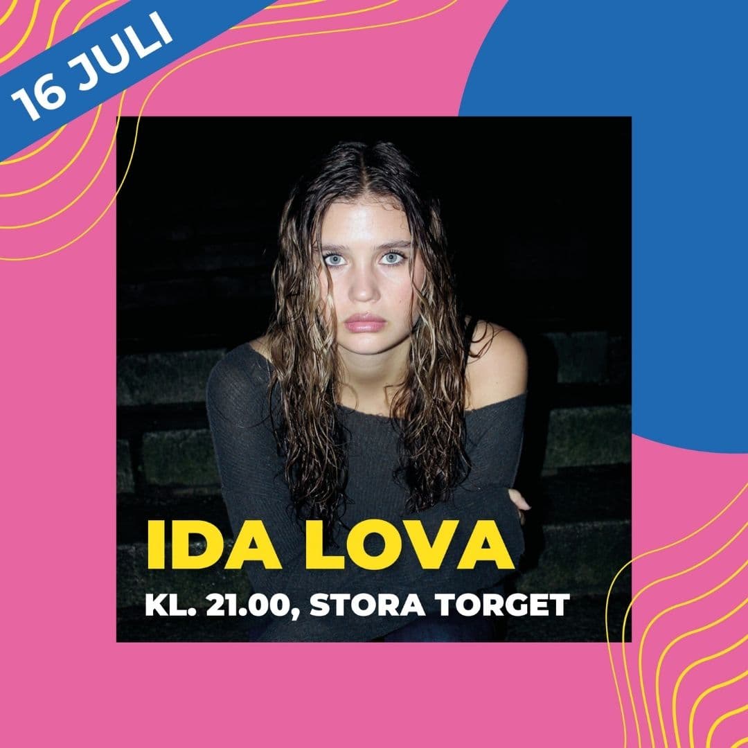 Ida-Lova uppträder under Sommartorsdagarna i Borås City