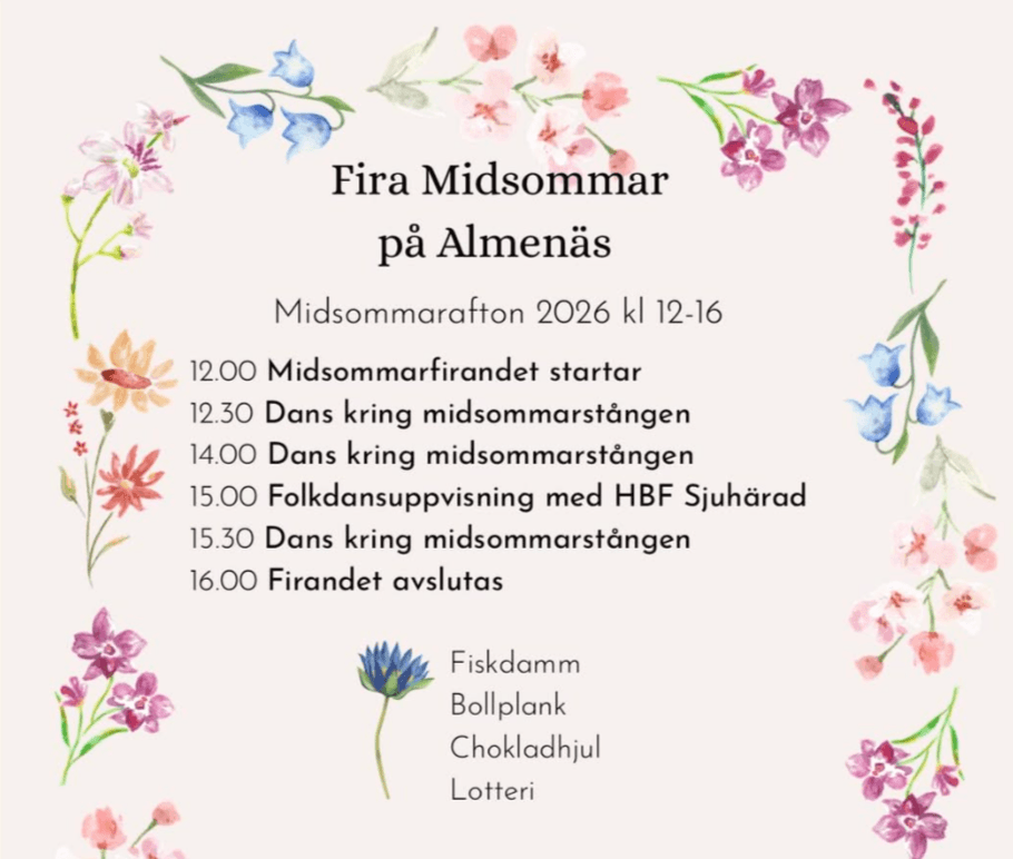 Midsommar på Almenäs