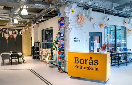 Borås kulturskola interiör.