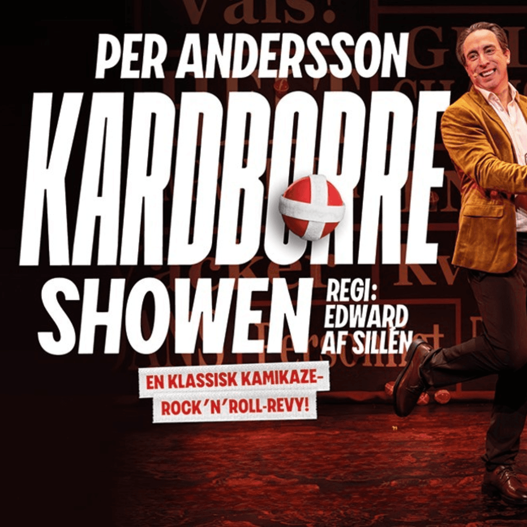 Per Andersson framför texten: Kardborreshowen.