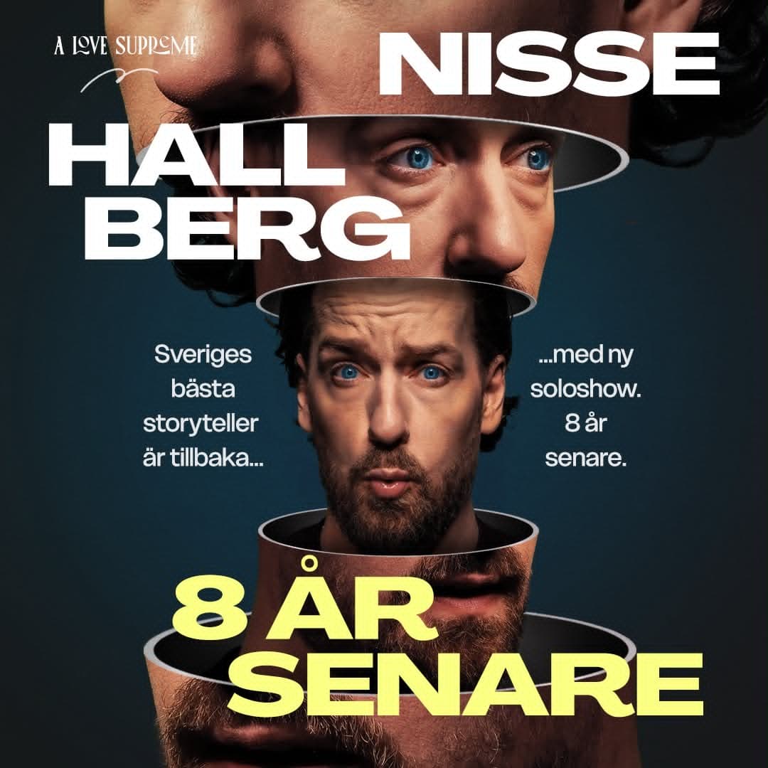 Nisse Hallberg affisch.